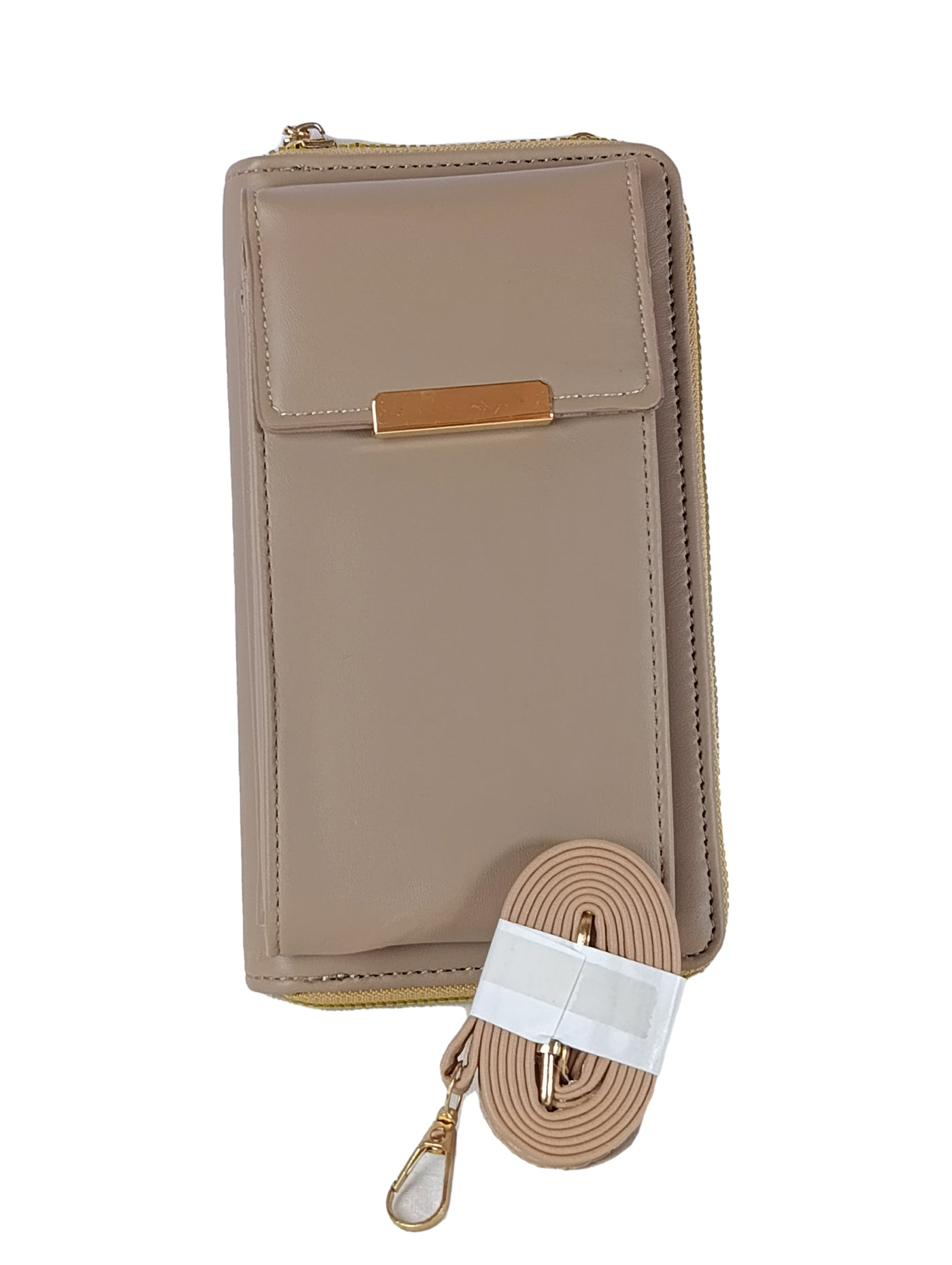 Classic Leather Crossbody Wallet Bag
