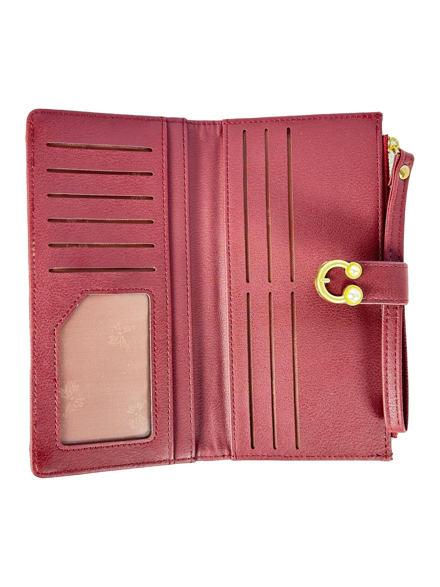 Eleganza Pearl Clasp Wallet & Clutch