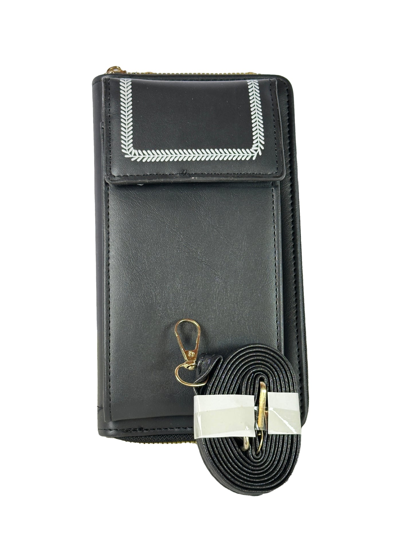 Classic Leather Crossbody Wallet Bag
