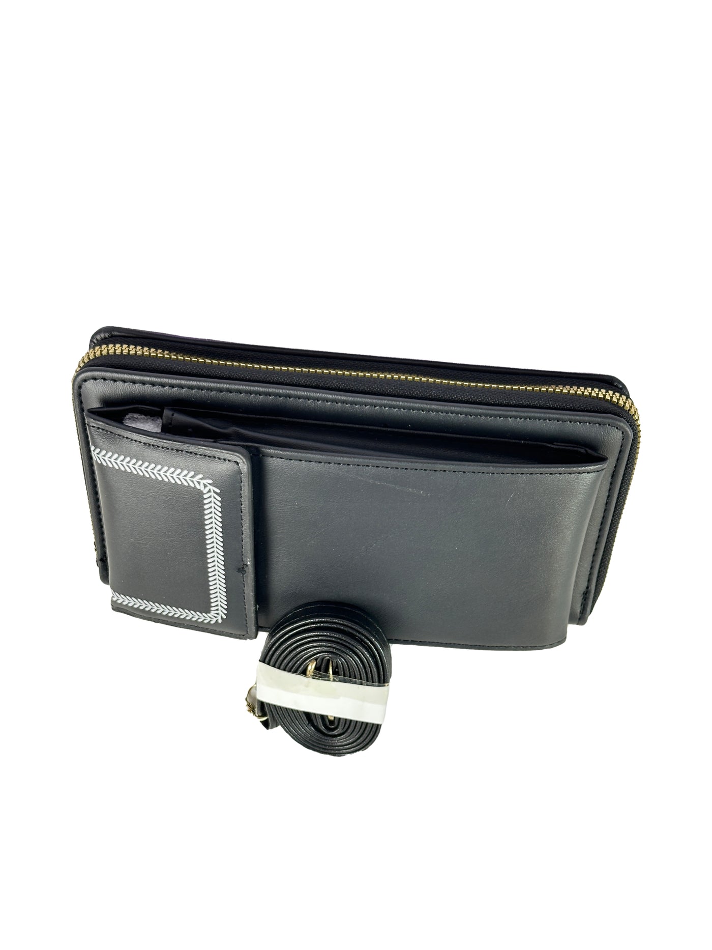 Classic Leather Crossbody Wallet Bag