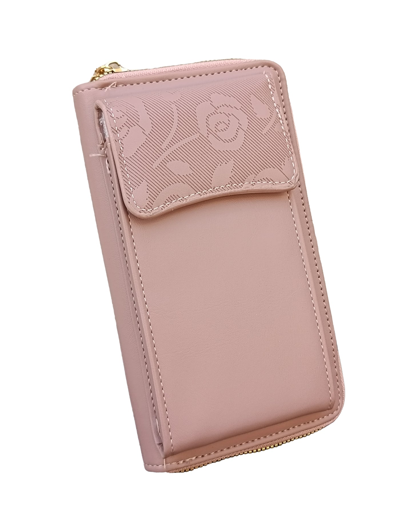 Classic Leather Crossbody Wallet Bag